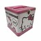 Hello Kitty Stacking Cube Carry All Tin Lunch Box With Handle Durable Storage